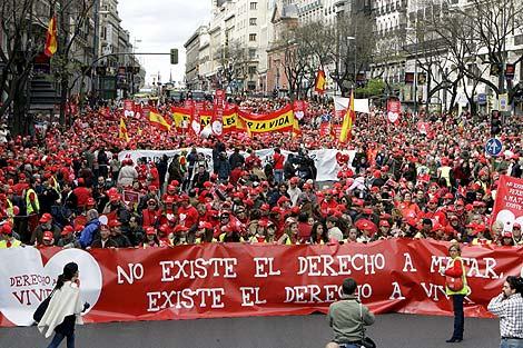 Manifestazione Madrid