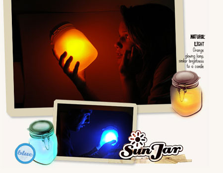 Sun Jar: la lampada solare da tavolo